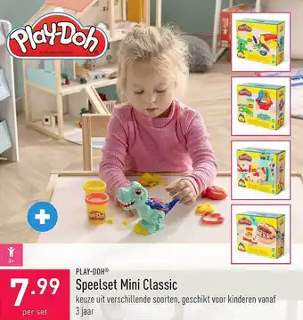 ALDI Playdoh speelset mini classic aanbieding