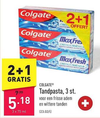 Colgate tandpasta, 3 st