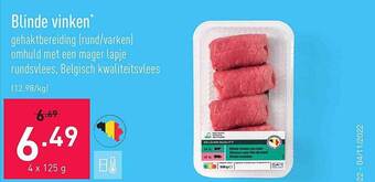 ALDI Blinde vinken aanbieding