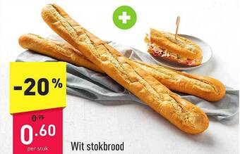 ALDI Wit stokbrood aanbieding