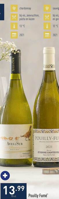 ALDI Pouilly fumé aanbieding