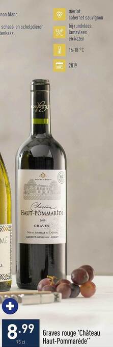 ALDI Graves rouge château hautpommarède aanbieding
