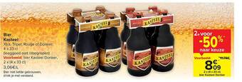 Carrefour Market Bier kasteel aanbieding