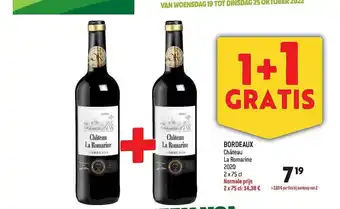 Louis Delhaize Bordeaux château la romarine aanbieding