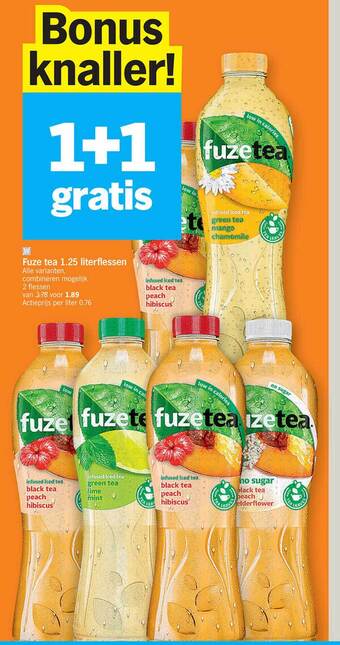 Albert Heijn Fuze tea aanbieding