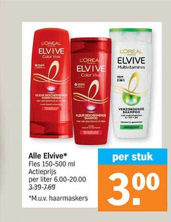 Albert Heijn Elvive aanbieding