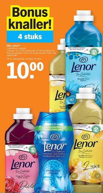 Albert Heijn Lenor aanbieding
