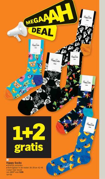 Albert Heijn Happy socks aanbieding
