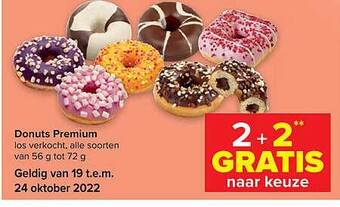 Carrefour Market Donuts premium aanbieding