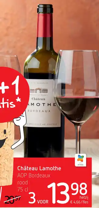 Spar Château Lamothe AOP Bordeaux Rood 75cl 3 Voor aanbieding
