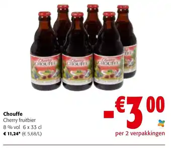Colruyt Chouffe cherry fruitbier 8% vol 6x33CL aanbieding
