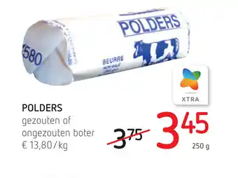 Spar Polders Gezouten of Ongezouten Boter 250g aanbieding