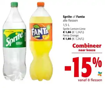 Colruyt Sprite Lemon-Lime 1.5 L aanbieding