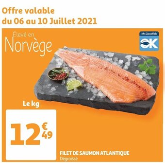 Auchan Filet de saumon atlantique aanbieding