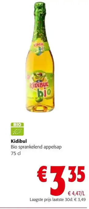 Colruyt Kidibul bio 75CL aanbieding