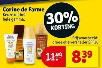 Kruidvat Droge olie versneller spf30 aanbieding