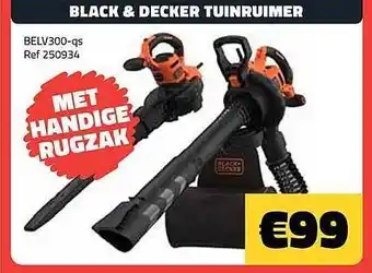 Bouwcenter Frans Vlaeminck Black & decker tuinruimer aanbieding