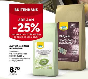 Aveve bio en basic broodmixen