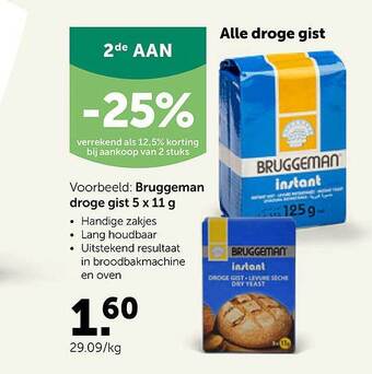 Bruggeman droge gist