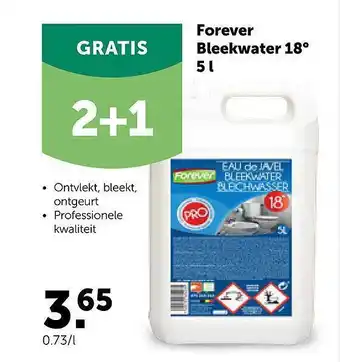 AVEVE Forever bleekwater 18° 5l aanbieding
