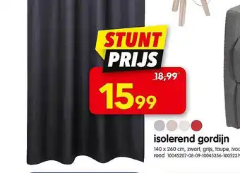 Yess Isolerend gordijn aanbieding