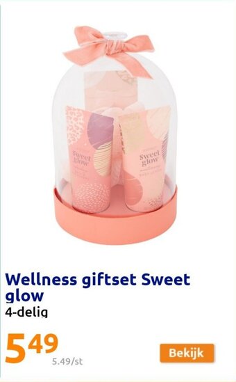 Action Wellness giftset sweet glow 4-delig aanbieding