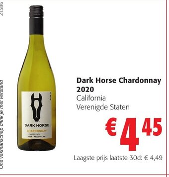 Dark Horse Chardonnay 2020