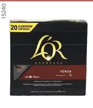 Colruyt L'Or Espresso Forza 9 20 stuks aanbieding