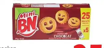 Colruyt BN Mini Chocoladesmaak 5x35 g aanbieding