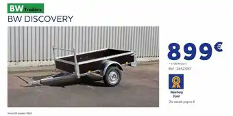 Auto5 Bw trailers bw discovery aanbieding