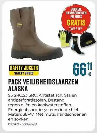 Pack veiligheidslaarzen alaska