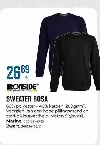 Ironside sweater bosa