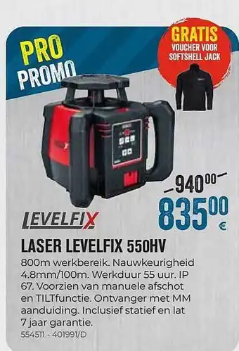 Levelfix laser levelfix 550hv