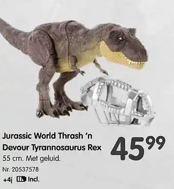 Fun Jurassic world thrash'n devour tyrannosaurus rex aanbieding