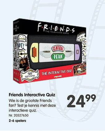 Friends interactive quiz