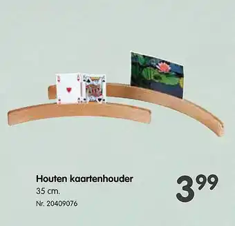 Fun Houten kaartenhouder aanbieding