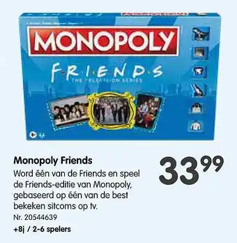 Fun Monopoly friends aanbieding