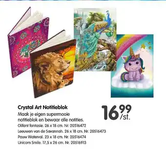Crystal art notitieblok