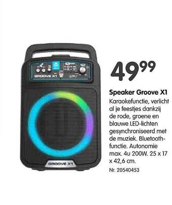 Speaker groove x1
