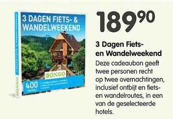 Fun 3 dagen fiets- en wandelweekend aanbieding