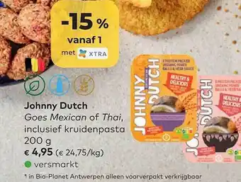 Johnny dutch goes mexican of thai inclusief kruidenpasta