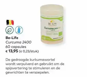 Bio Planet Be-life curcuma 2400 aanbieding