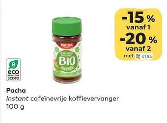 Bio Planet Pacha instant cafeïnevrije koffievervanger aanbieding