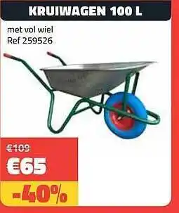 Kruiwagen 100l