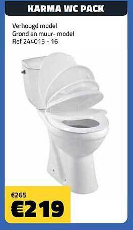 Bouwcenter Frans Vlaeminck Karma wc pack aanbieding