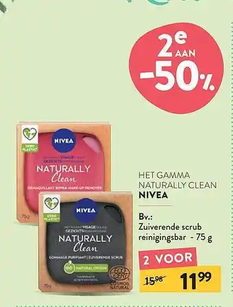 Di Het gamma naturally clean niva aanbieding