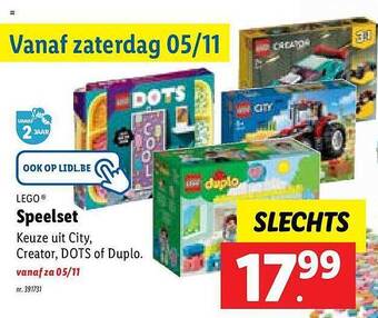 Lidl Lego speelset aanbieding