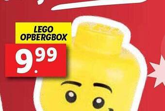 Lidl Lego opbergbox aanbieding