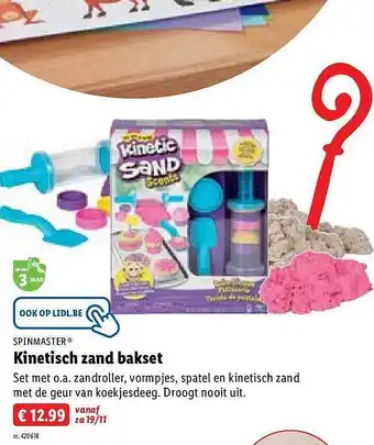 Spinmaster kinetisch zand basket