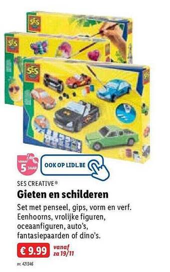 Ses creative gieten en schilderen